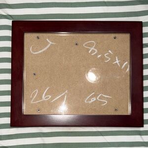10x8 Elegant Brown Wooden Picture Frame